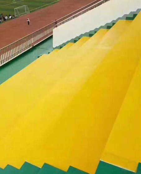 夹江球场台阶翻新修补改造